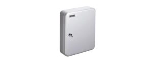 RIEFFEL Schlüsselkasten KyStor grau KR-15.28 24, 2x30x8cm 28 Haken