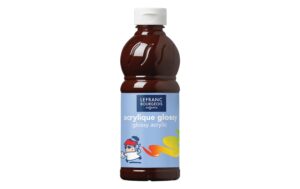 Lefranc Acrylfarbe Glossy 500 ml schokolade