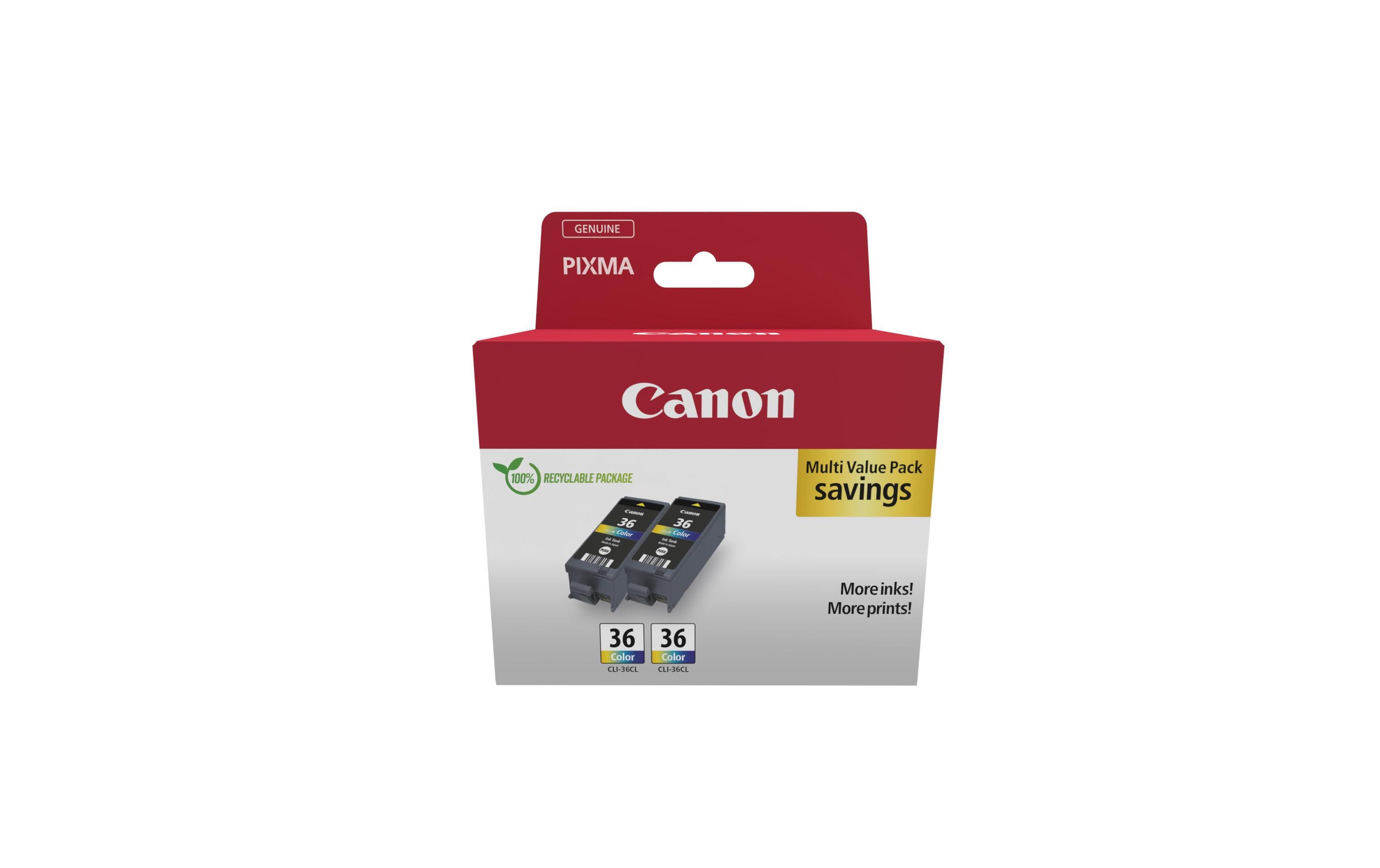 Canon Tinte CLI-36, 2 Stk Multipack color, 2 Stück kaufen Schweiz | Mediatech.ch
