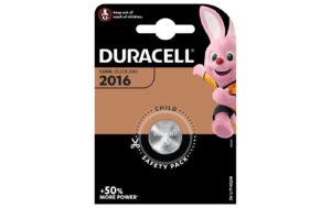 DURACELL Lithium CR2016, 2 Stk 3 Volt, 1 Stück