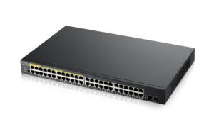 ZyXEL GS1900-48HP, 48Port-Switch V2, GB PoE, 48 Ports, 170 Watt kaufen Schweiz | Mediatech.ch