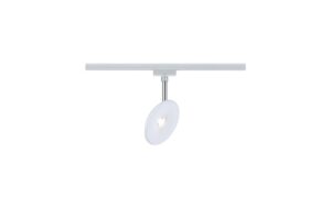 Paulmann URail Spot Sphere 7,4W, 230V, 2700K,  Weiss, Chrom, dimmbar
