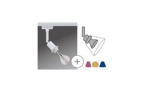 Paulmann URail DecoSystems Spot max. 1x20W, 230V, E14, Weiss