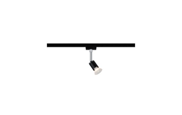 1416015_1 - Mediatech Paulmann URail Spot Pure II max1x10W GU10 schwarz matt/Chrom 230V