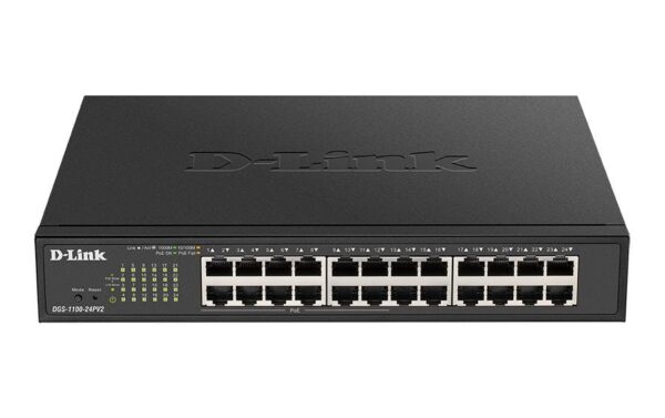 D-Link DGS-1100-24PV2/E:24Port SmartSwitch 1Gbps, IGMP, 32xVLAN, QoS kaufen Schweiz | Mediatech.ch