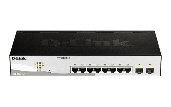 D-Link DGS-1210-10/E: 10 Port Switch 10xGigabit, Layer2, 2xSFP shared kaufen Schweiz | Mediatech.ch