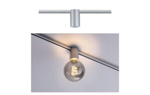 Paulmann URail Ceiling Socket max1x20W E27 Chrom matt 230V Metall