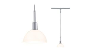 Paulmann URail Pendel Sarrasani max 20W E14 Chrom matt/Opal 230V