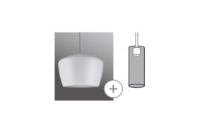 Paulmann URail Metallschirm Pom max. 1x20W Weiss matt Metall