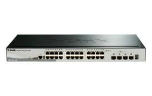 D-Link DGS-1510-28X/E: 28Port SmartSwitch 1Gbps, IGMP, VLAN, QoS, 2x SFP+