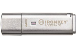 Kingston IronKey Locker+ 50 64GB USB3.2 (Typ-A), AES-256 Encrypted