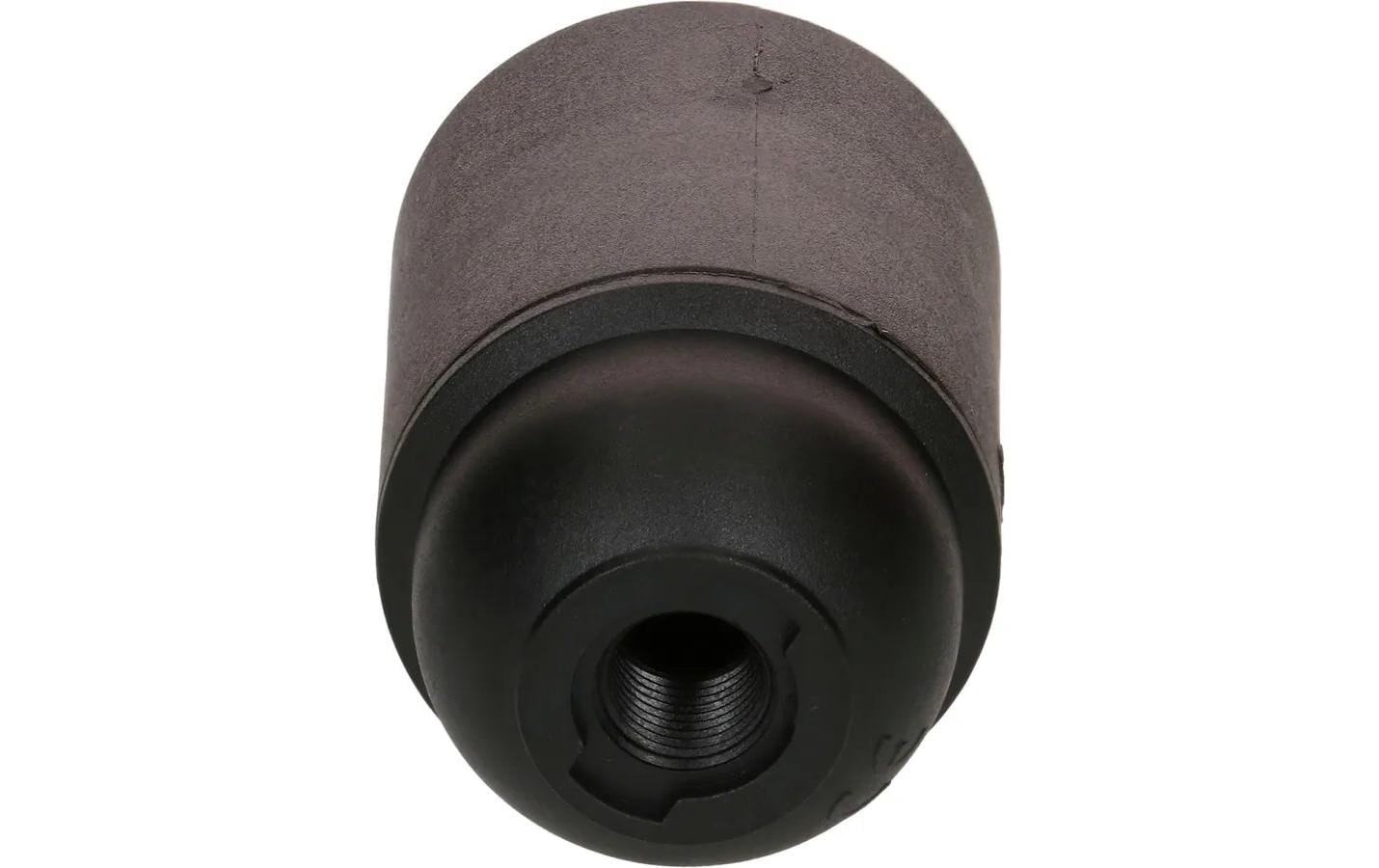 1417771_2 - Mediatech Max Hauri Lampenfassung E27 Glattmantel schwarz, M10x1