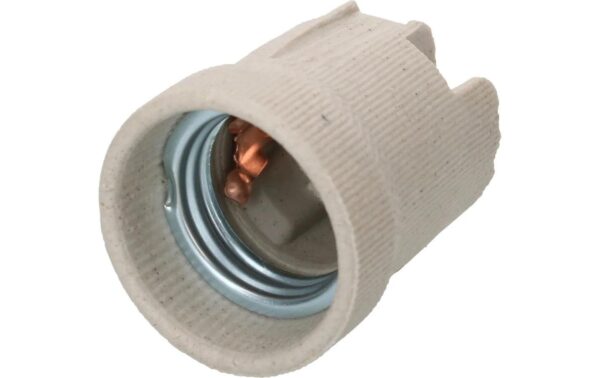1417775 - Mediatech Max Hauri Lampenfassung E27 Porzellan 5kV, M4 Durchgangslöcher kaufen Schweiz | Mediatech.ch