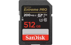 SanDisk SDXC Card Extreme Pro 512GB Lesen 200MB/s, Schreiben 140MB/s kaufen Schweiz | Mediatech.ch