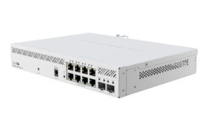 MikroTik CSS610-8P-2S+IN: L3 Switch 8x1GE PoE+ 140W Budget,2xSFP+,