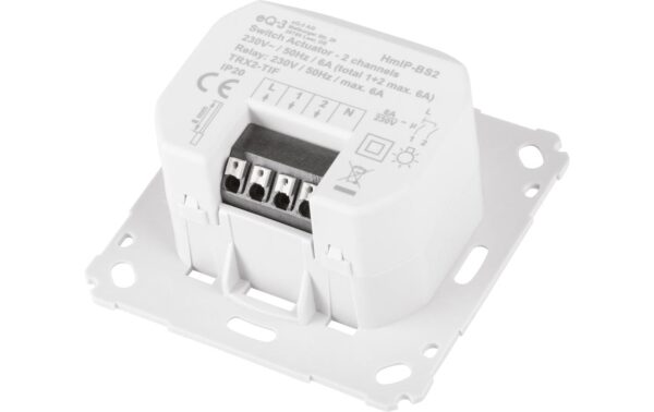 Homematic IP Schaltaktor 2-fach Für Markenschalter