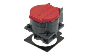Steffen Einbausteckdose T25 rot, IP55