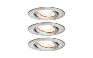 Paulmann EBL Set Nova Plus Eisen geb IP65 schwenkbar 3x 7W 230V GU10 51mm