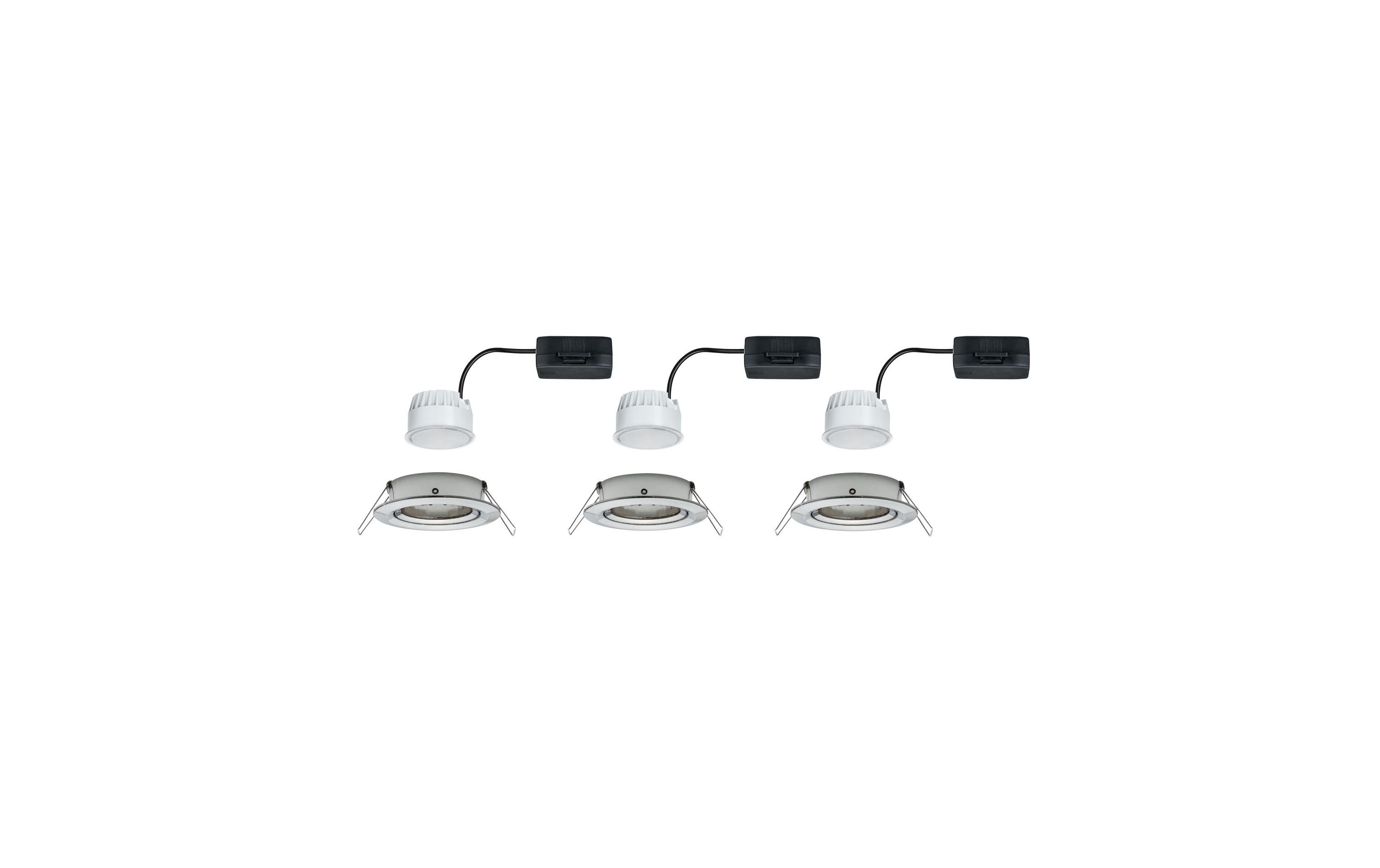 1420441_2 - Mediatech Paulmann EBL Set Nova Coin schwenkbar LED 3x6W 2700K 230V Eisen geb