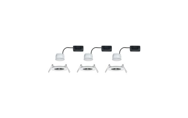 1420445_2 - Mediatech Paulmann EBL Set Nova Coin starr LED 3x6W 2700K 230V Weiss matt