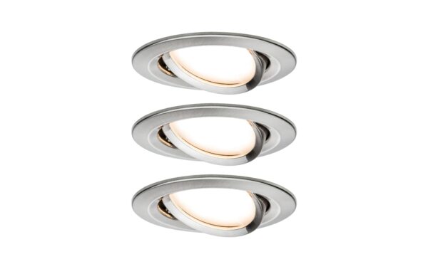 Paulmann EBL Set Nova Coin 3-stepdim 3x6W 2700K 230V Eisen geb kaufen Schweiz | Mediatech.ch