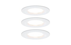 Paulmann EBL Set Nova Plus Coin starr 3x 6W 2700K 230V 51mm Weiss matt kaufen Schweiz | Mediatech.ch
