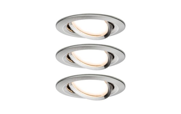 1420461 - Mediatech Paulmann EBL Set Nova Plus Coin dim. 3x6W 2700K 230V 51mm Eisen geb. kaufen Schweiz | Mediatech.ch
