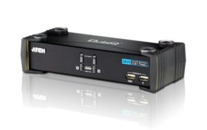 Aten CS1762A: DVI KVM Switch, 2Port USB1.1, inkl.2 Kabelsätze 1.8 Meter