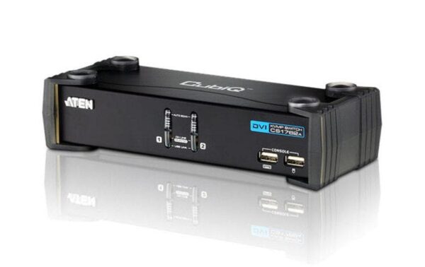 Aten CS1762A: DVI KVM Switch, 2Port USB1.1, inkl.2 Kabelsätze 1.8 Meter kaufen Schweiz | Mediatech.ch