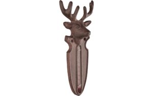 1422440 - Mediatech Esschert Design Wandthermometer Hirsch Gusseisen, 9.4x4.5x22 cm (LxTxH) kaufen Schweiz | Mediatech.ch