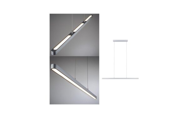 Paulmann Pendelleuchte Lento dimmbar 1x42W Chrom matt 230V kaufen Schweiz | Mediatech.ch