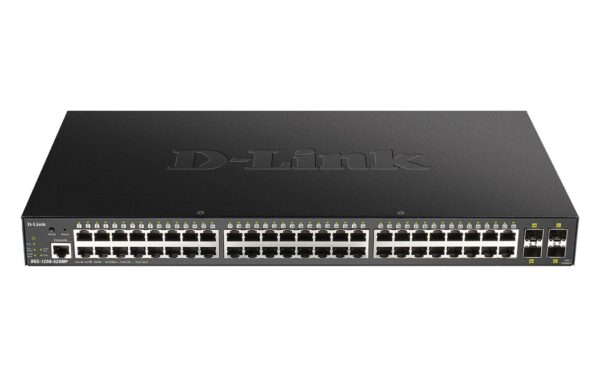 D-Link DGS-1250-52XMP/E: 52Port PoE Switch 48x 10/100/1000Base-T, 4x 10-Gigabit (SFP+) kaufen Schweiz | Mediatech.ch