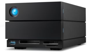 LaCie 2Big Dock Thunderbolt 3 28TB Raid mit 2 Festplatten