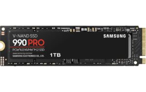 SSD Samsung 990 PRO, 1TB, M.2 2280 TLC NVMe 1.3c, PCIe Gen.4.0 x4, 7450/6900 MB/s