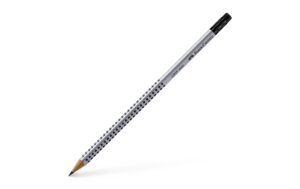Faber-Castell Bleistift GRIP 2001 HB mit Gummitip, Härtegrad: HB