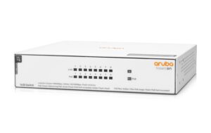 1427402 - Mediatech HPE Aruba Networking HP 1430-8G-PoE+: 8 Port Switch, 1Gbps 8x PoE+, 64W PoE+ Budget, lüfterlos kaufen | Mediatech.ch