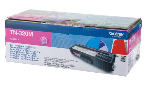 142762 - Mediatech Toner Brother TN-320M Magenta 4570CDW/4570CDWT, TN-320M, 1500 Seiten @ 5% kaufen Schweiz | Mediatech.ch