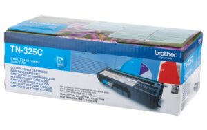 High Yield Toner cyan TN325C  zu Brother HL-4140CN/4150CDN/4570CDW/4570CDWT, 3500 S.