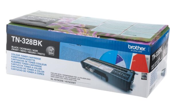 Toner Brother TN-328BK Schwarz HL-4570CDW/4570CDWT, TN328BK, 6000 S. kaufen Schweiz | Mediatech.ch