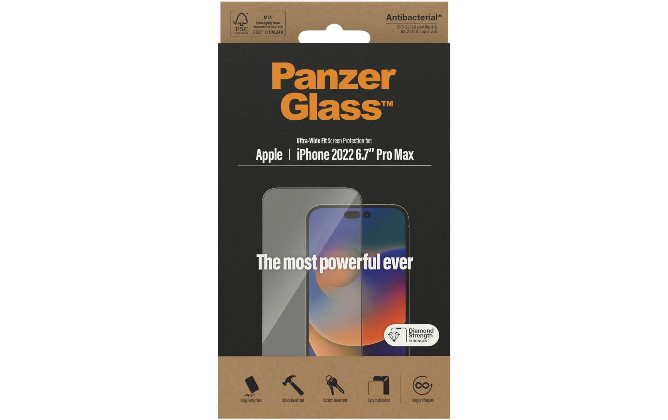 PANZERGLASS Clear Glass - UWF iPhone 14 Pro Max