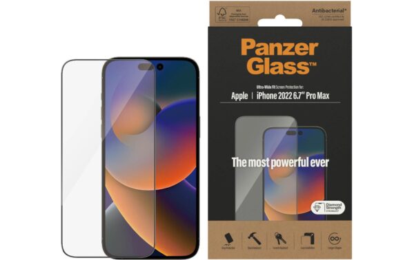 PanzerGlass Displayschutz, UWF iPhone 14 Pro Max