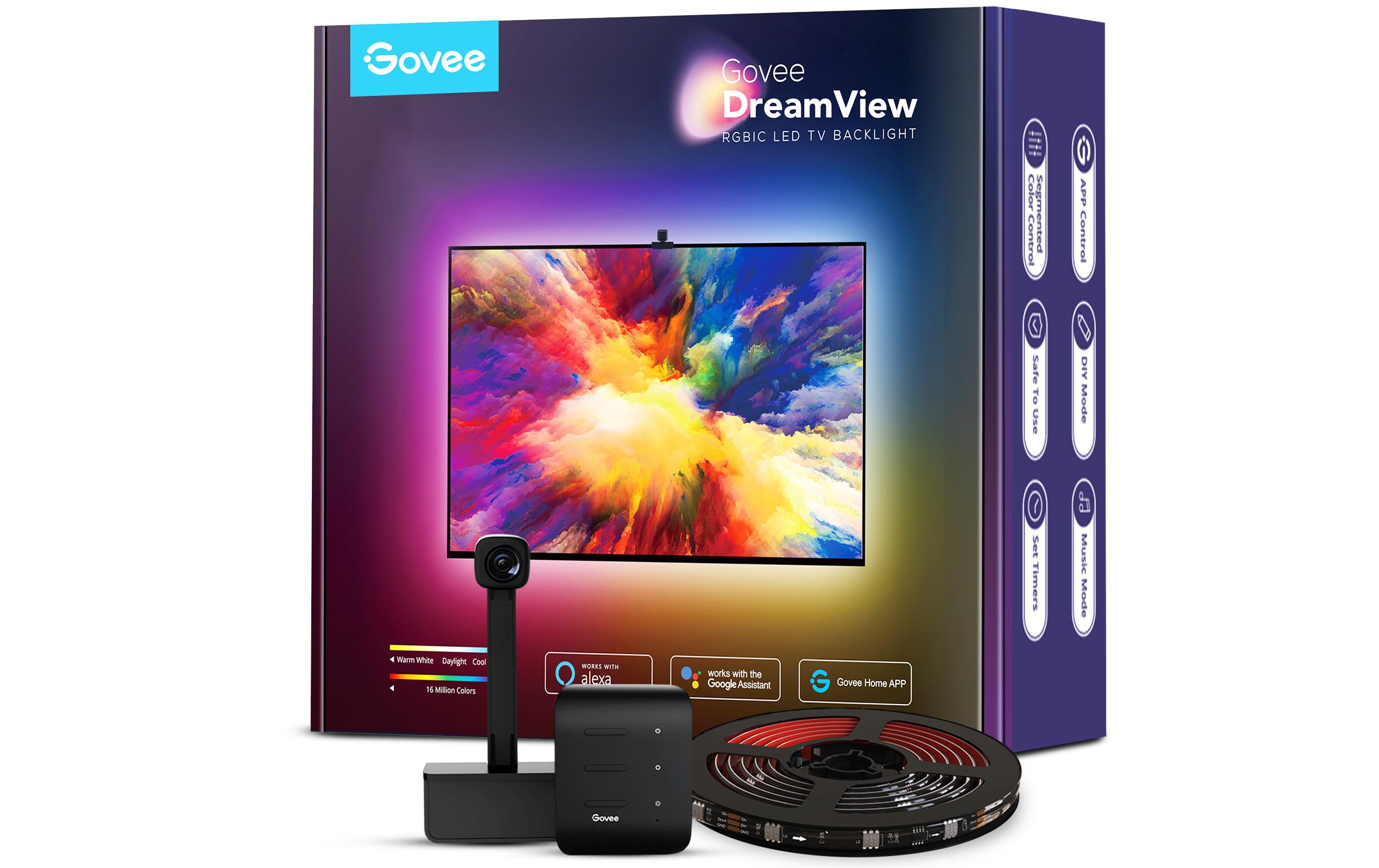 Govee DreamView T1 TV- Light Strips WiFi, 3.8m,  75-85 Zoll