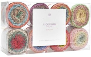 Rico Design Ricorumi Set 8-er Spin Spin 50 g, 115 m, 100 % CO
