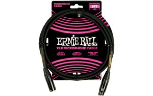 Ernie Ball 6390 Mikrofonkabel XLR/XLR, Gewebe, schwarz, 1.52 m