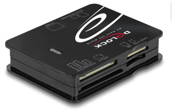 Delock 91007 Card Reader USB 2.0 All in 1 6 Slots, für CF, SD, Micro SD, MS, xD, M2 kaufen Schweiz | Mediatech.ch