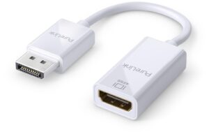 Purelink DisplayPort auf HDMI Adapter, 10cm 4K60, iSerie, Farbe: weiss