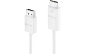 Purelink Displayport auf HDMI Kabel, 1m 4K60Hz, iSerie, Farbe: weiss
