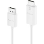 Purelink Displayport auf HDMI Kabel, 1.5m 4K60Hz, iSerie, Farbe: weiss