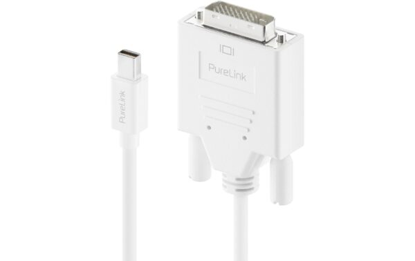 1433063 - Mediatech Purelink Mini DP auf DVI Kabel, 1.5m WUXGA, iSerie, Farbe: weiss kaufen Schweiz | Mediatech.ch