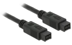 Delock Kabel FireWire IEEE 1394B 9Pol/9Pol, 1Meter 800Mbps kaufen | Mediatech.ch